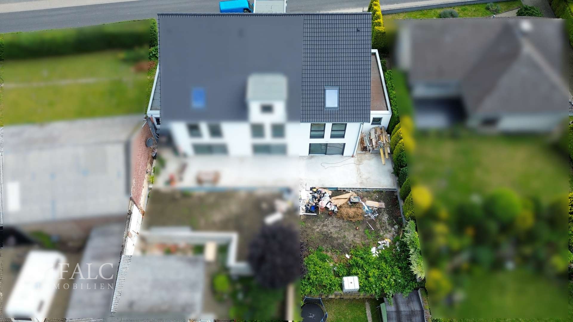 Hausansicht von der Gartenseite